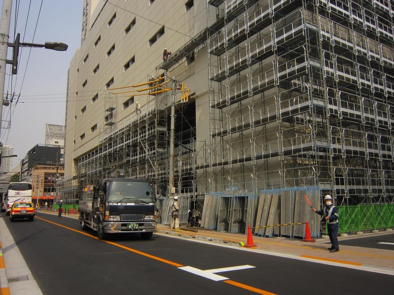 老街街道日本三年建筑工